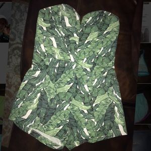 H&M strapless romper